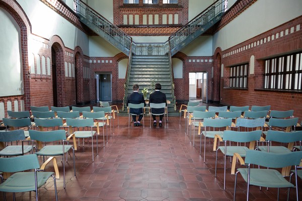 Hochzeitspaar in der Alten Verwaltung