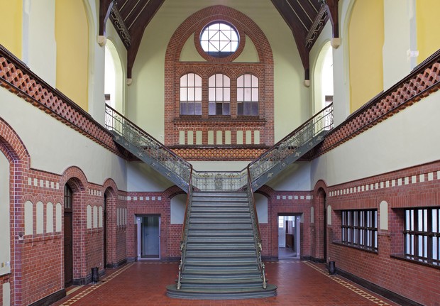 Blick auf die Treppe in der Alten Verwaltung Blick auf die Treppe in der Alten Verwaltung