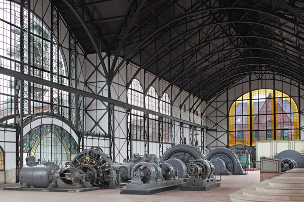 Blick in die Maschinenhalle