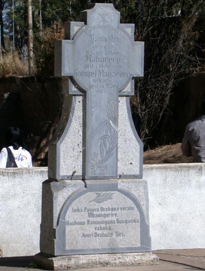 Grabstein von Samuel Maherero in Okahandja