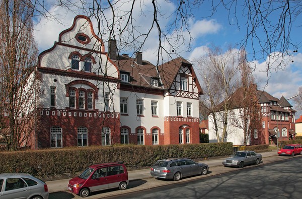 Haus in der Bergarbeitersiedlung vor den Toren der Zeche.