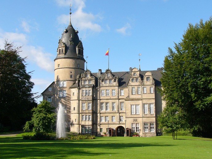 Foto vom Residenzschloss in Detmold.